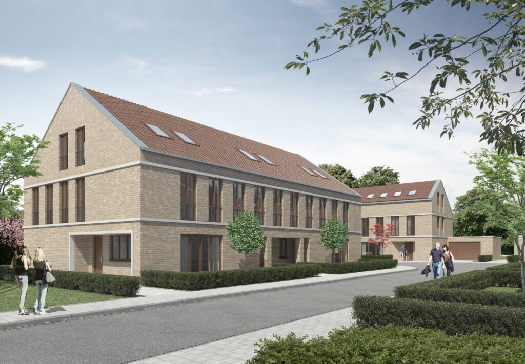 Neubau von 6 Reihenhäusern und 4 Doppelhäusern in Bocholt